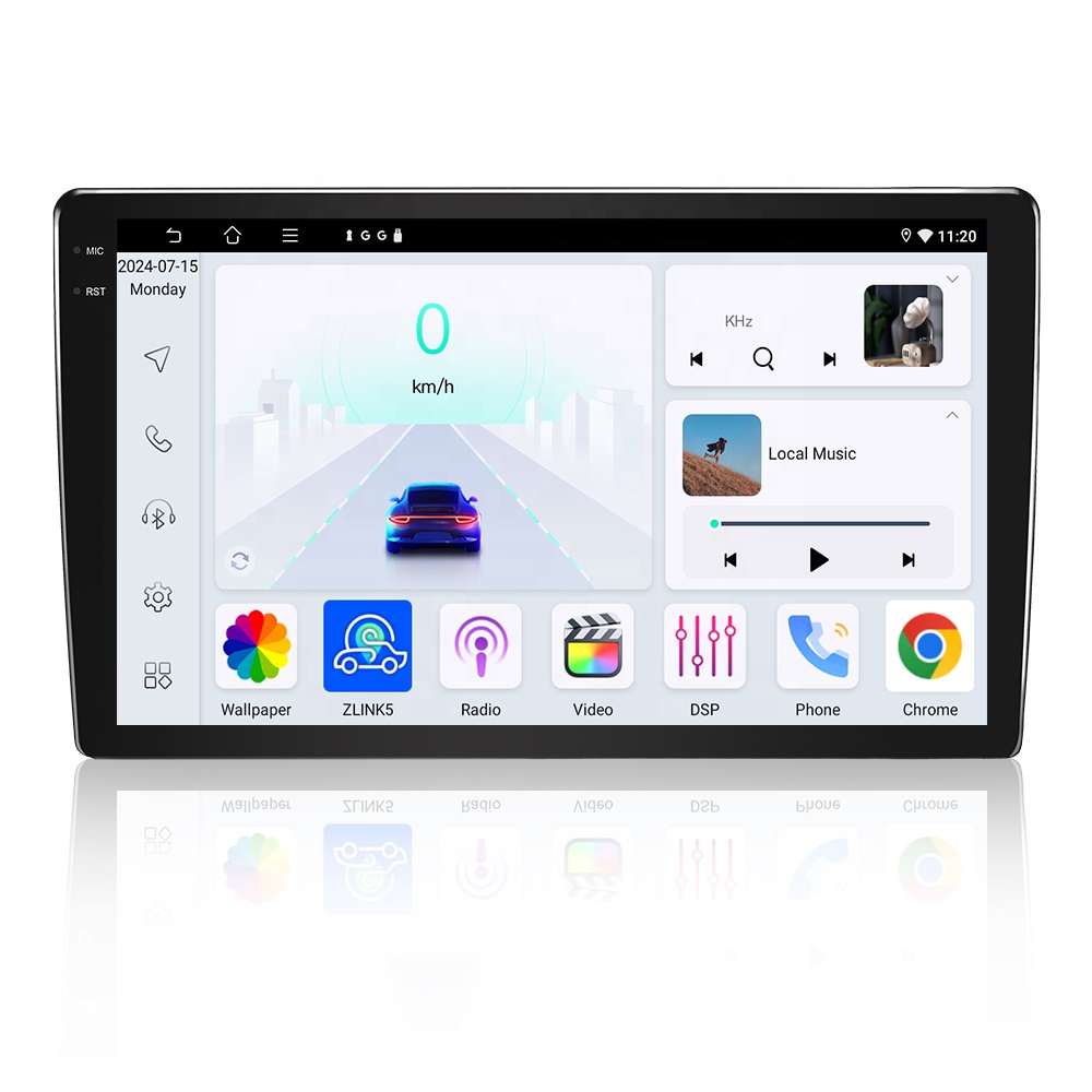 Car Multimedia Player Carplay Android Auto - Autoradio Universale 2Din con Schermo QLED