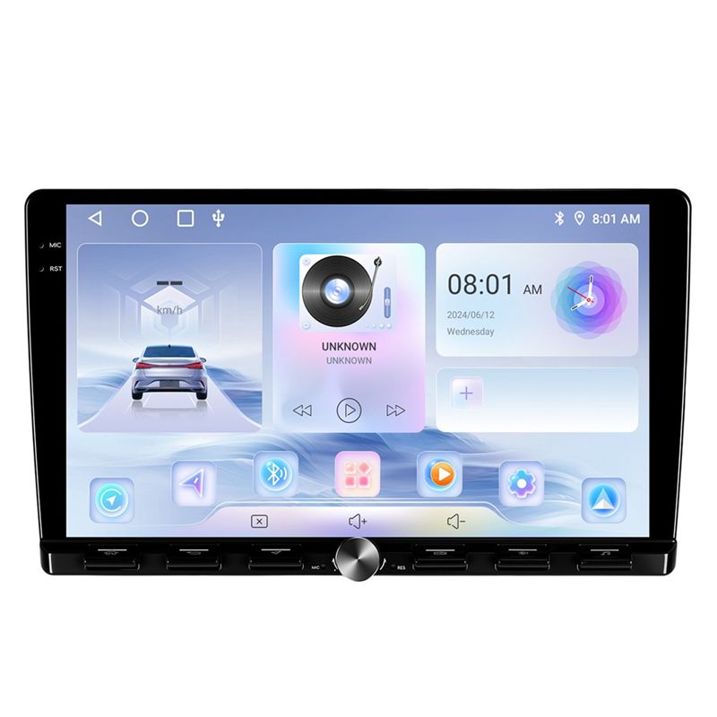 Car Multimedia Player Carplay Android Auto - Autoradio Android 15 con Wifi GPS