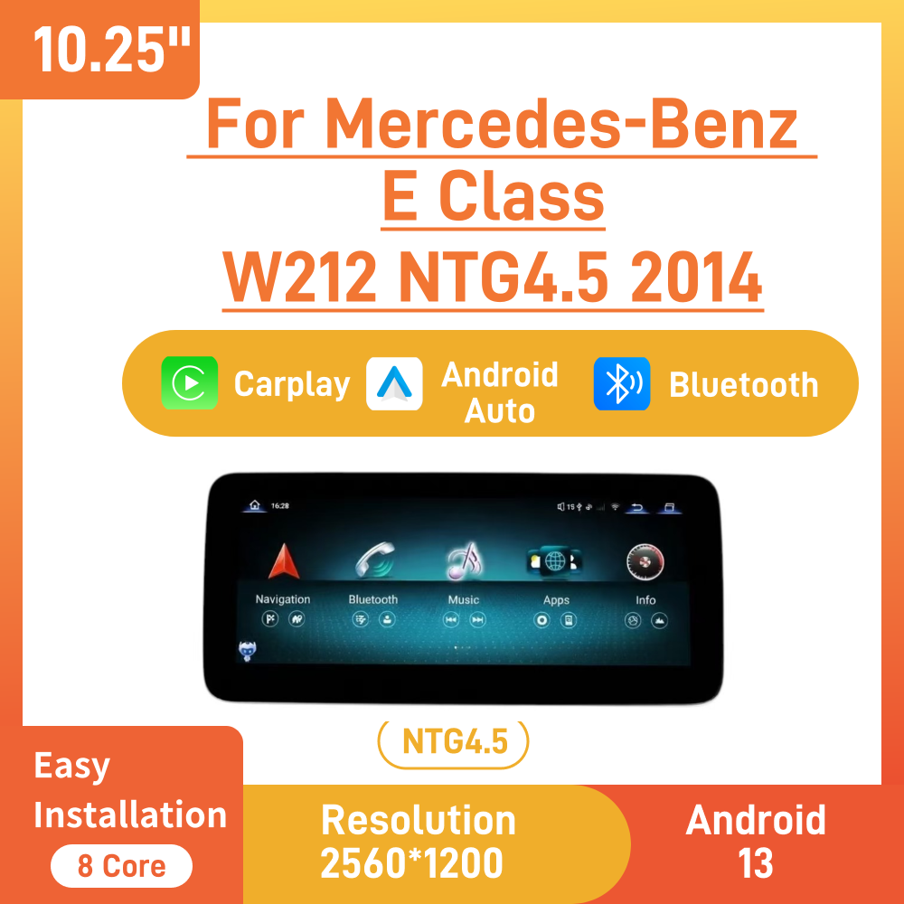Car Multimedia Rear Seat Entertainment - Per Mercedes Benz Classe E NTG4.5