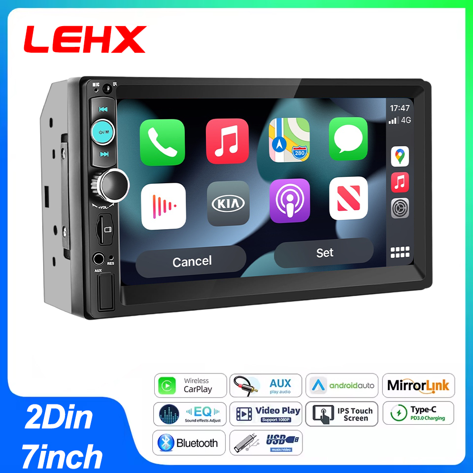 Car Dvd Player Bluetooth Steering Wheel - LEHX Autoradio Android 2Din da 7