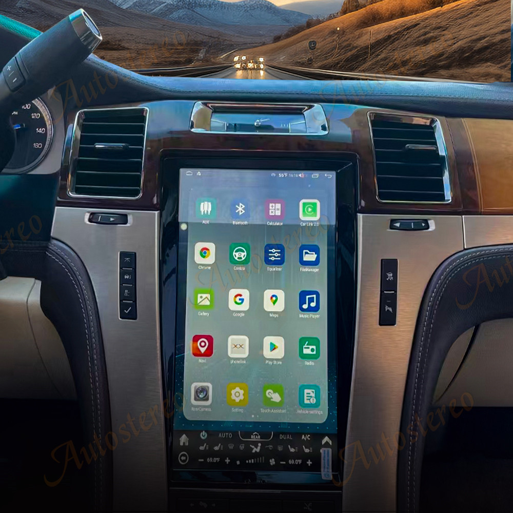 Android Head Unit 7862 Octa Core - 13.6 ''Carplay Per Cadillac Escalade 2004-2017