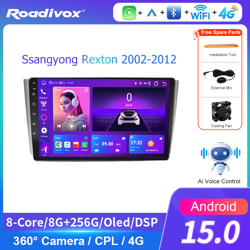 Android Head Unit 7862 Octa Core - Autoradio Android con AI VOICE GPS