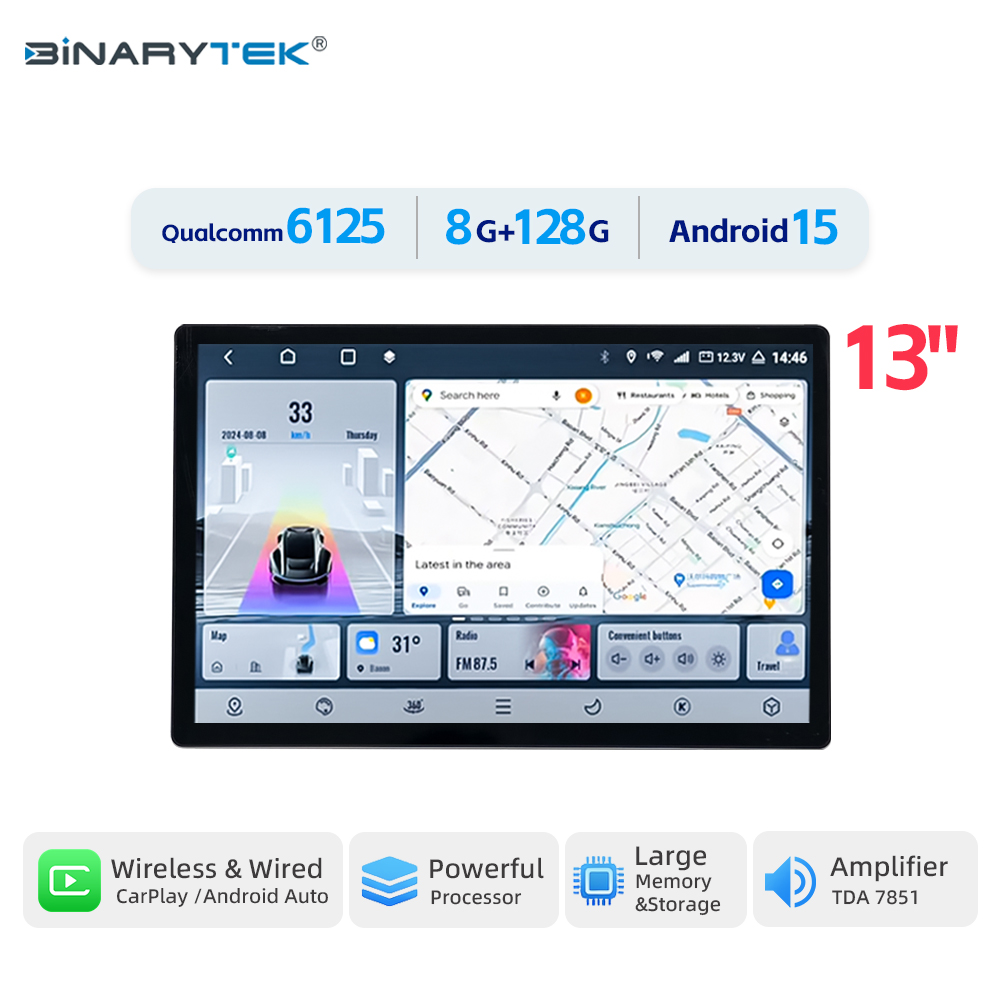 Car Multimedia Player Carplay Android Auto - Nuovo Lettore DVD Android Universale da