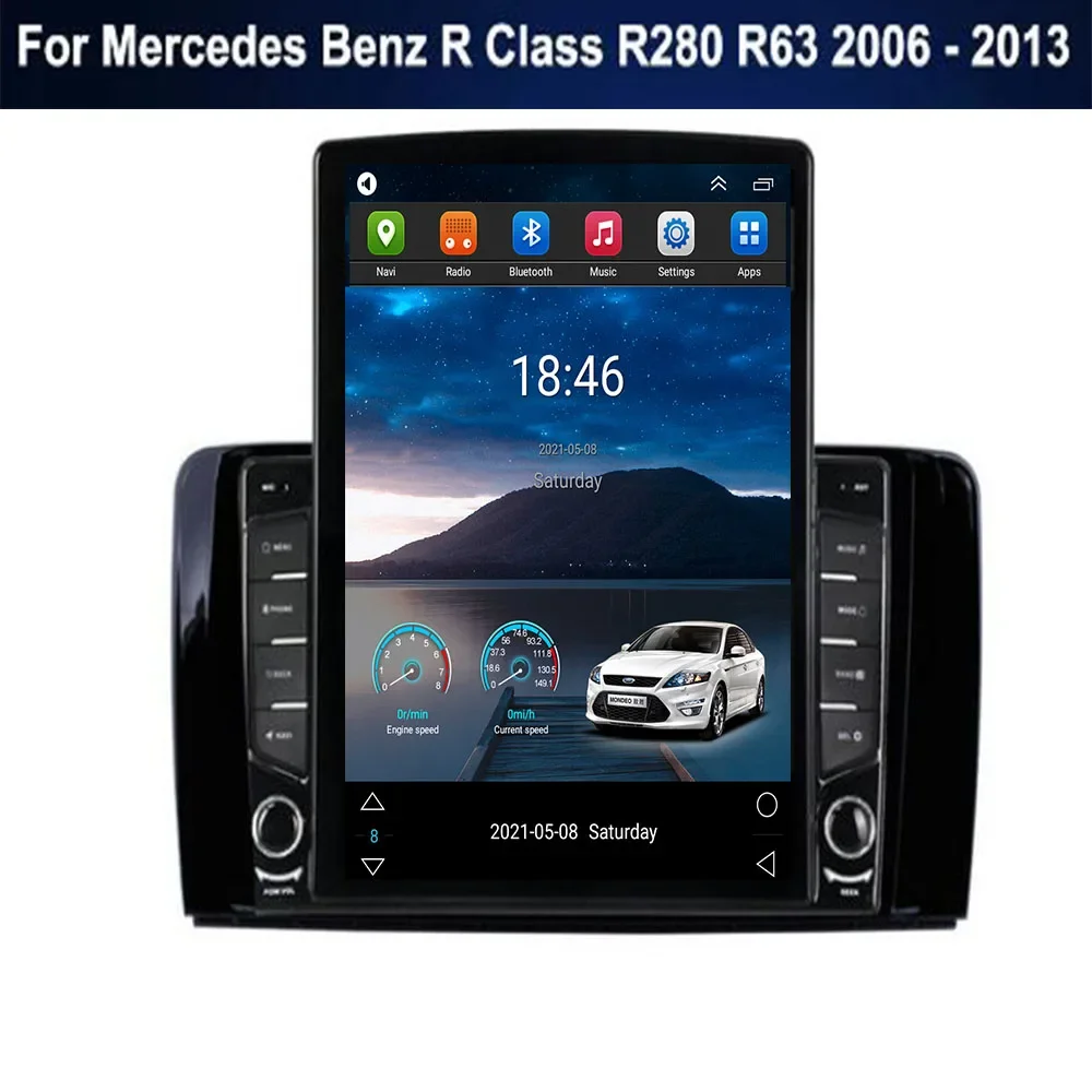 Tesla Style Screen Car Radio - Autoradio Android 14 con schermo Tesla