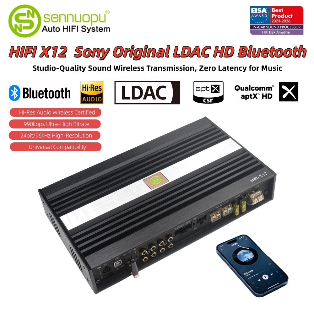Sennuopu HIFI X12, processore  - Car Stereo Dsp 8 Channel recensione e prezzo