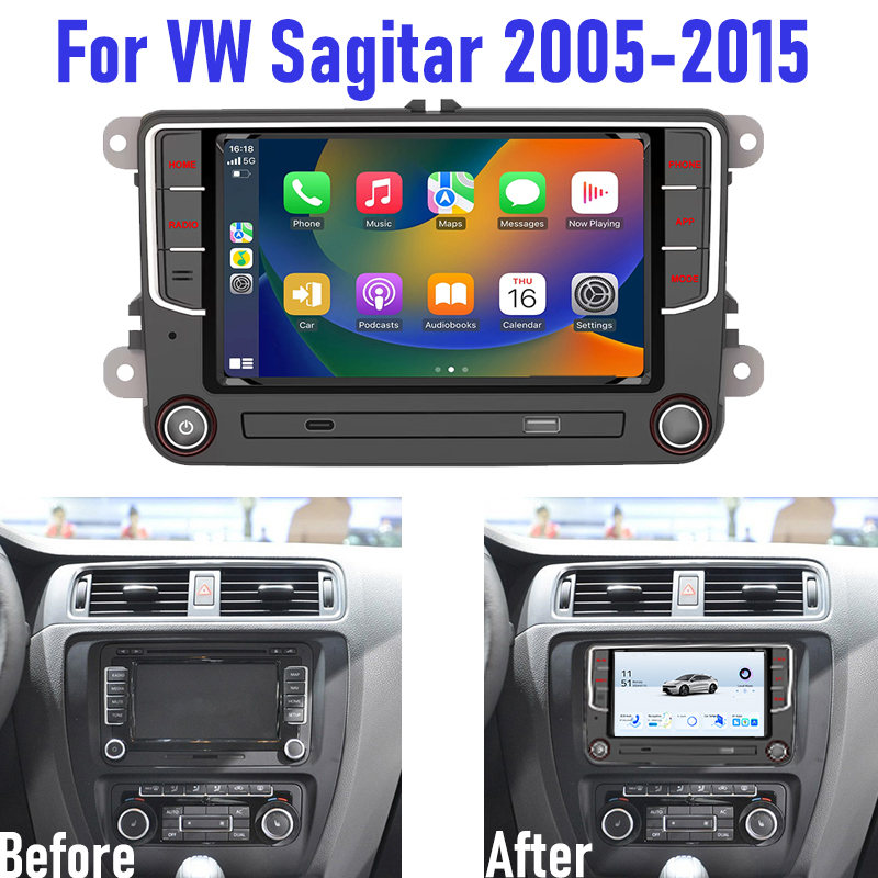 Autoradio Android 7'' per VW S - Android Head Unit 6Gb 128Gb recensione e prezzo
