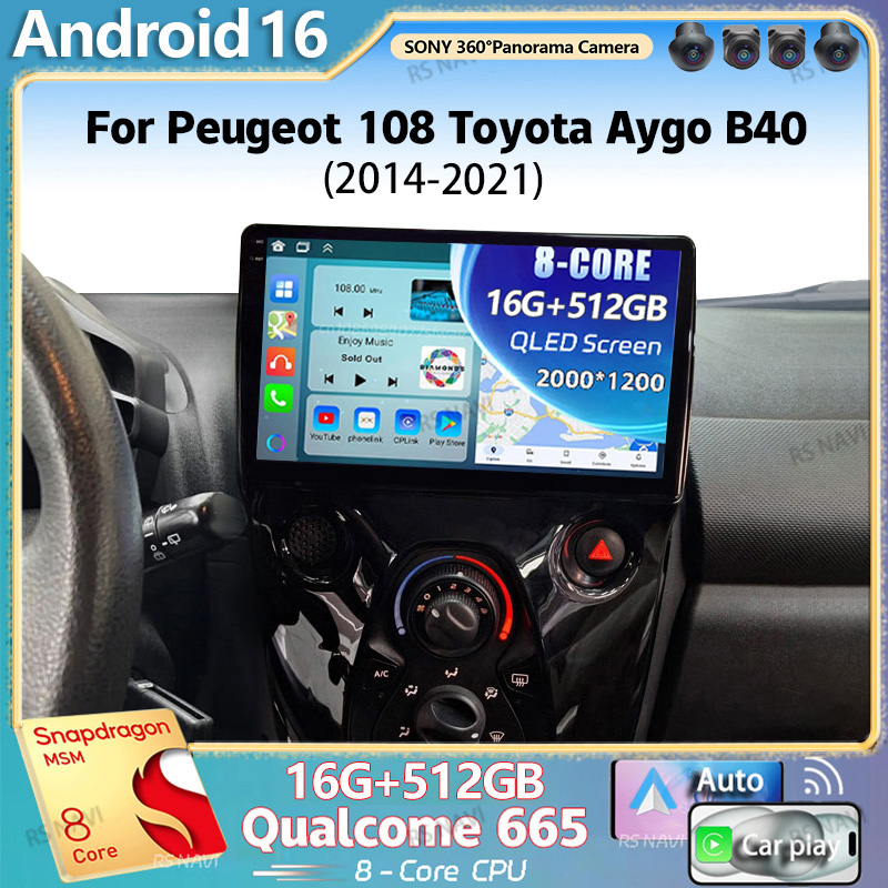 Autoradio Android 16 per Peuge - Android Car Stereo 2 Din 8 Core recensione e prezzo