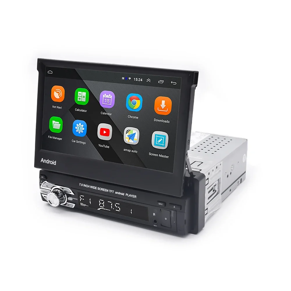 Lettore DVD per auto con scher - Car Radio 1 Din Flip Out Screen recensione e prezzo