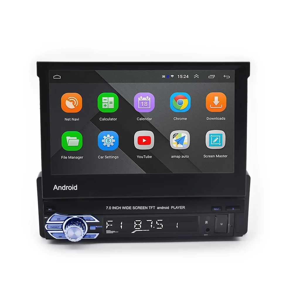 Lettore DVD per auto con scher - Car Radio 1 Din Flip Out Screen recensione e prezzo