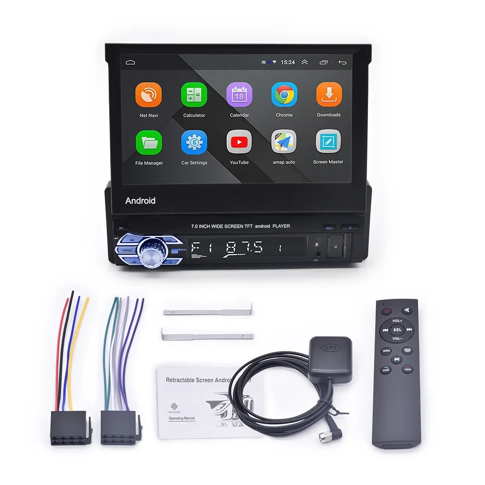 Lettore DVD per auto con scher - Car Radio 1 Din Flip Out Screen recensione e prezzo