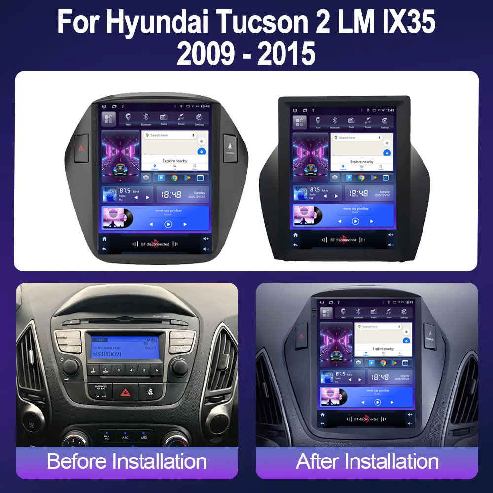 Lettore multimediale per auto  - Tesla Style Screen Car Radio recensione e prezzo