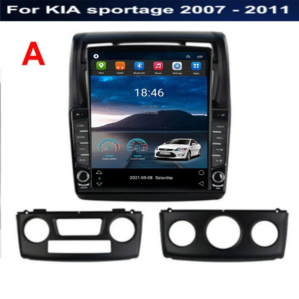 Autoradio Android 14.0 in stil - Tesla Style Screen Car Radio recensione e prezzo