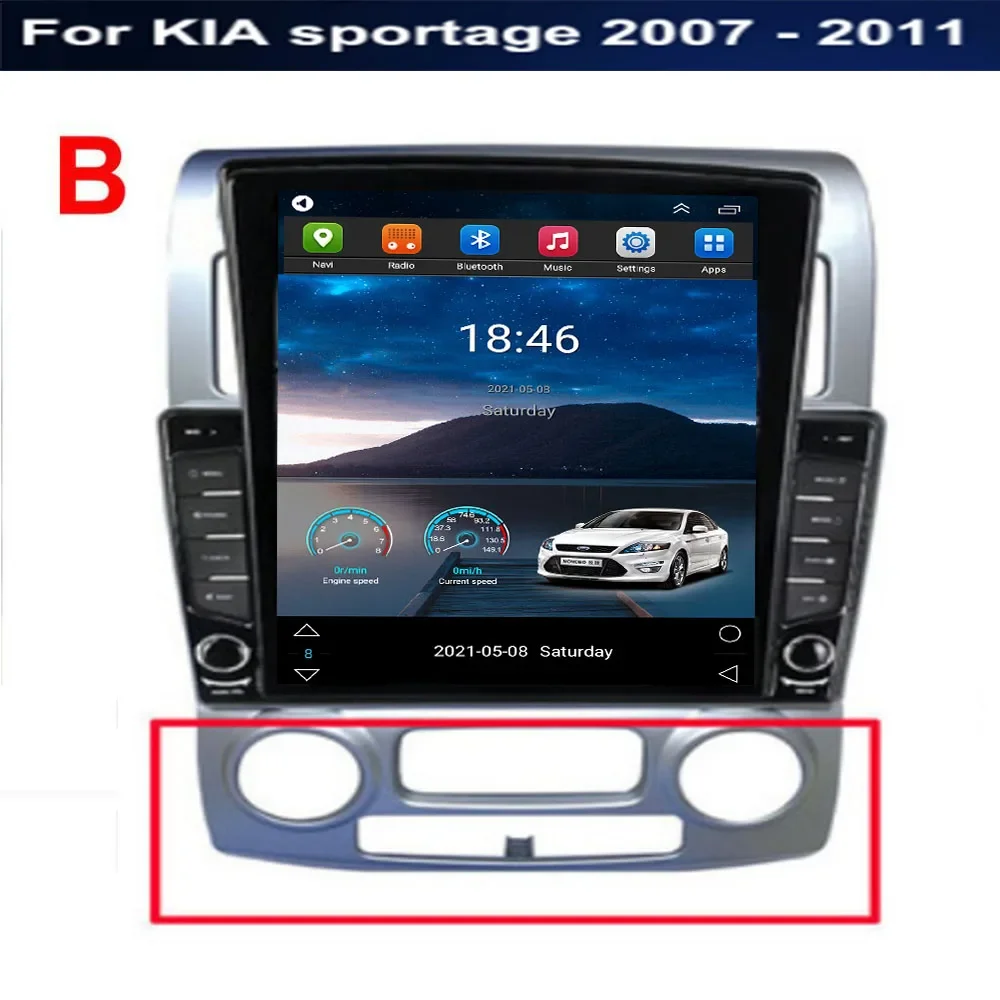Autoradio Android 14.0 in stil - Tesla Style Screen Car Radio recensione e prezzo