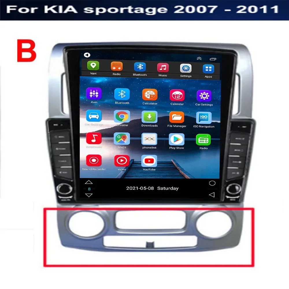 Autoradio Android 14.0 in stil - Tesla Style Screen Car Radio recensione e prezzo