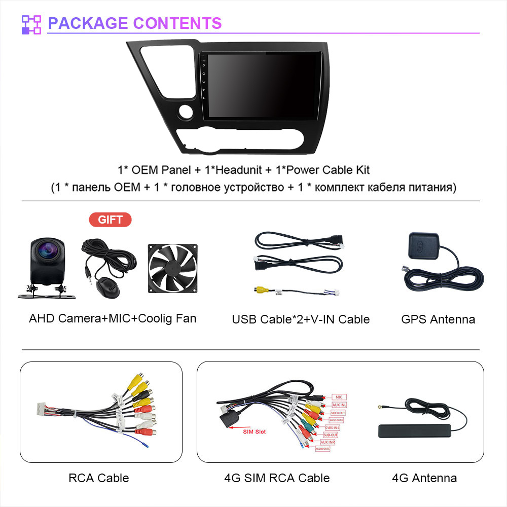 RSNAVI Android 16 Carplay Auto - Android Car Stereo 2 Din 8 Core recensione e prezzo