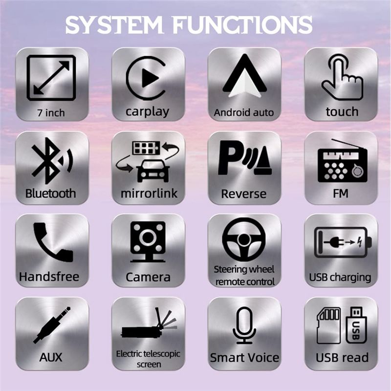 Autoradio Jan.1Din con CarPlay - Car Radio 1 Din Flip Out Screen recensione e prezzo