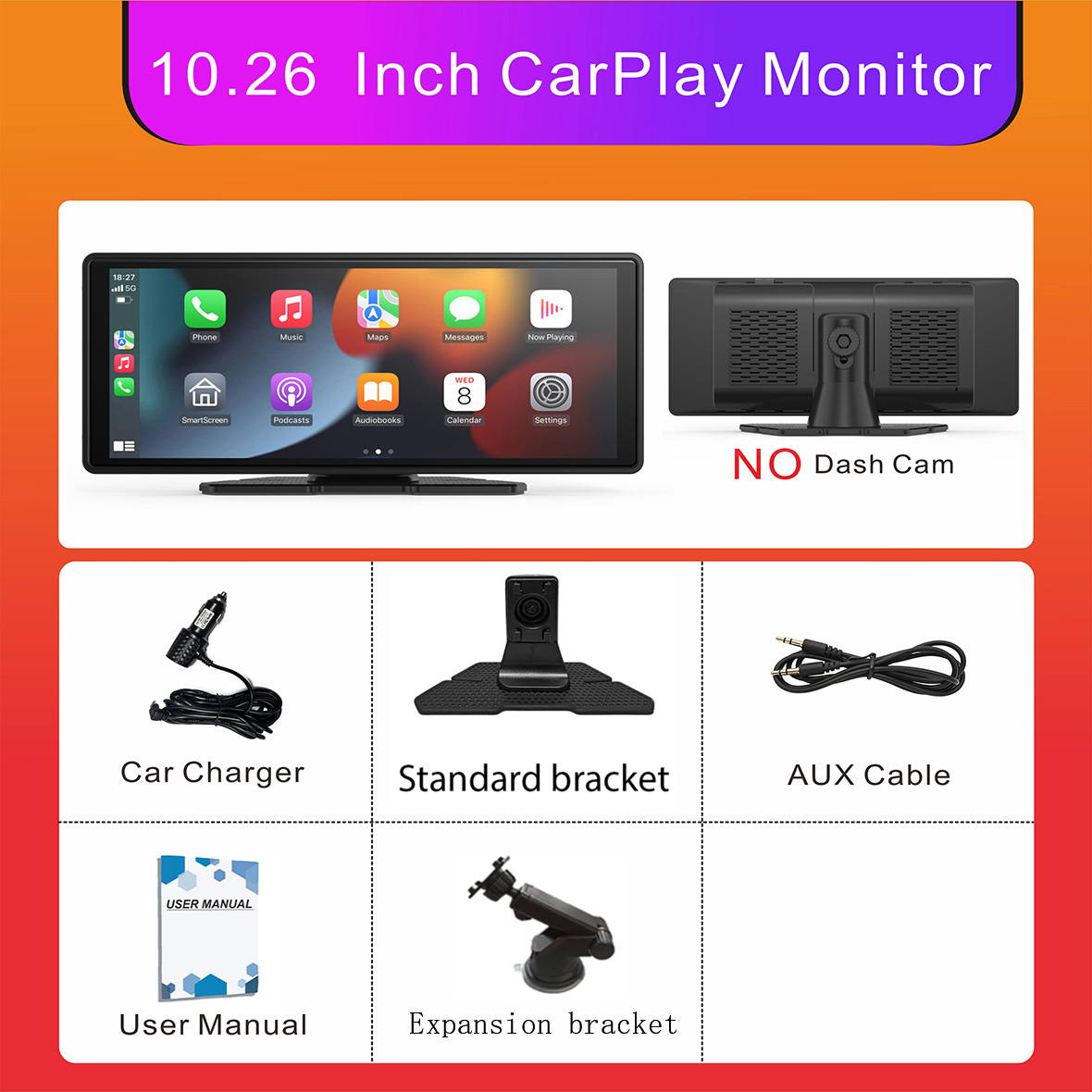 Autoradio con schermo da 10,26 - Car Multimedia Player Carplay Android Auto recensione e prezzo