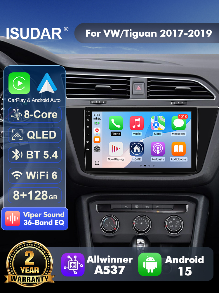 ISUDAR T57 Radio Android 15 pe - Android Head Unit 6Gb 128Gb recensione e prezzo
