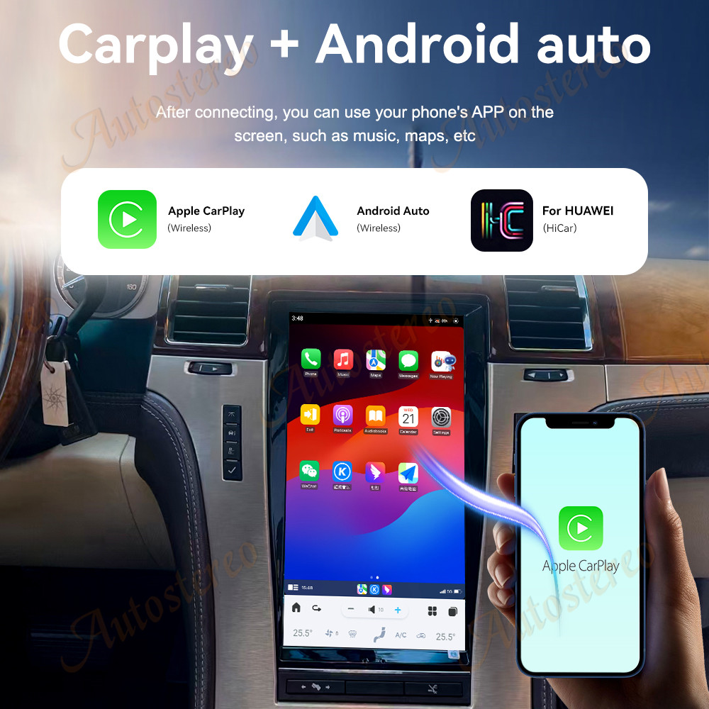 13.6 ''Carplay Per Cadillac Es - Android Head Unit 7862 Octa Core recensione e prezzo