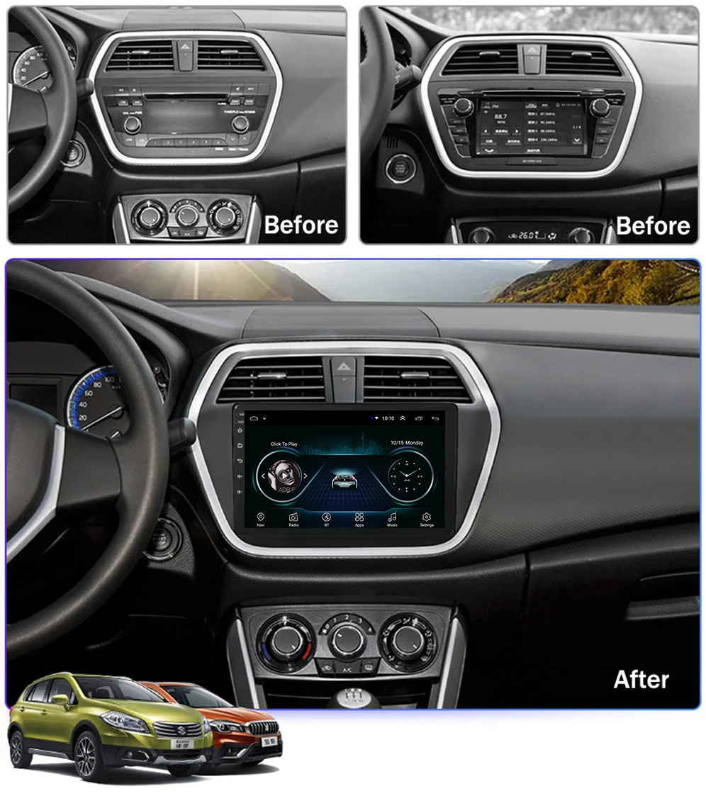 Autoradio per Suzuki SX4 S-Cro - Android Car Stereo 2 Din 8 Core recensione e prezzo