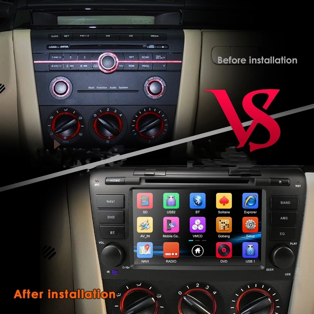 Schermo LCD Android per Mazda  - Car Multimedia Player Carplay Android Auto recensione e prezzo