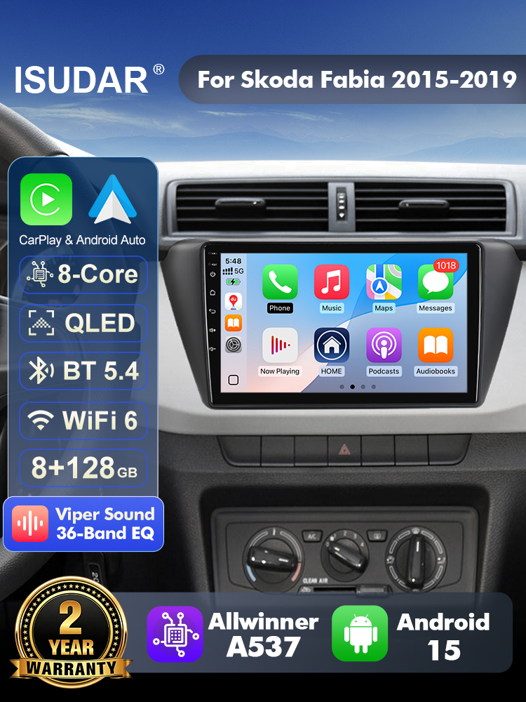 ISUDAR T57 Radio Android 15 pe - Android Head Unit 6Gb 128Gb recensione e prezzo