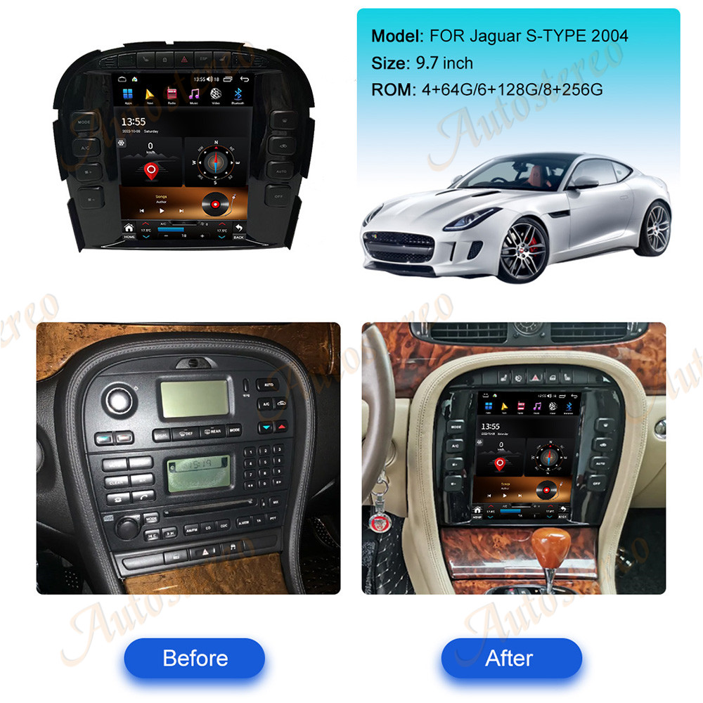 9.7 pollici per Jaguar S-TYPE  - Android Head Unit 7862 Octa Core recensione e prezzo