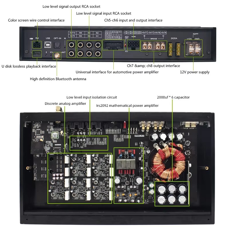 Sennuopu X12 Processore Dsp a  - Car Stereo Dsp 8 Channel recensione e prezzo