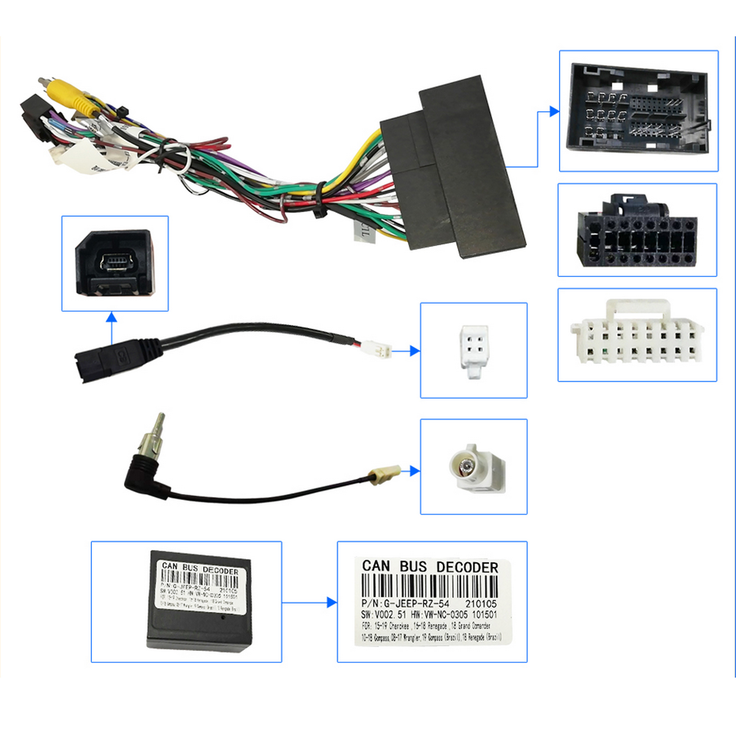 Auto Radio Fascia Telaio Per D - Car Stereo Canbus Decoder recensione e prezzo