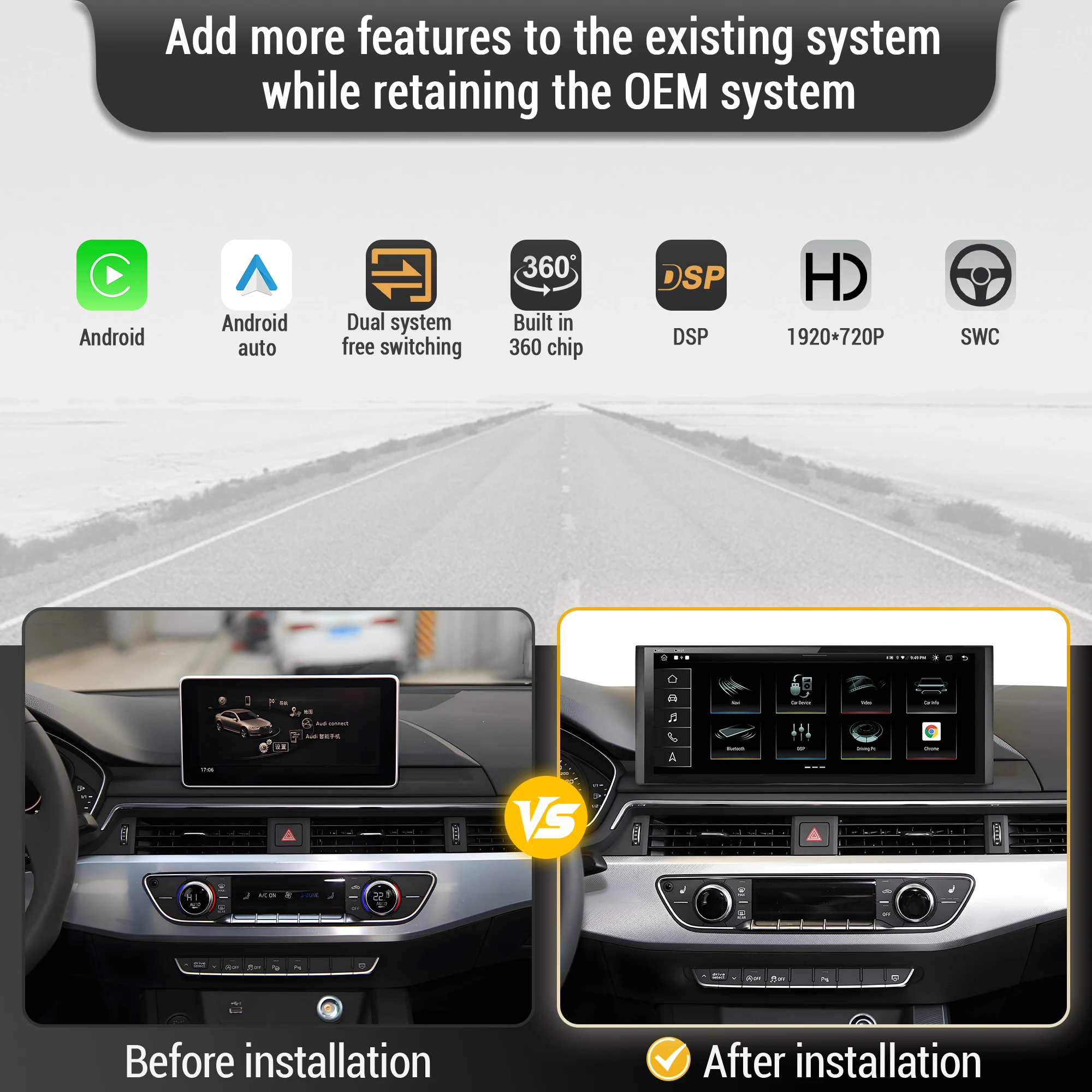 12.3 pollici Android 13 Autora - Android Auto Head Unit 12.3 Inch recensione e prezzo