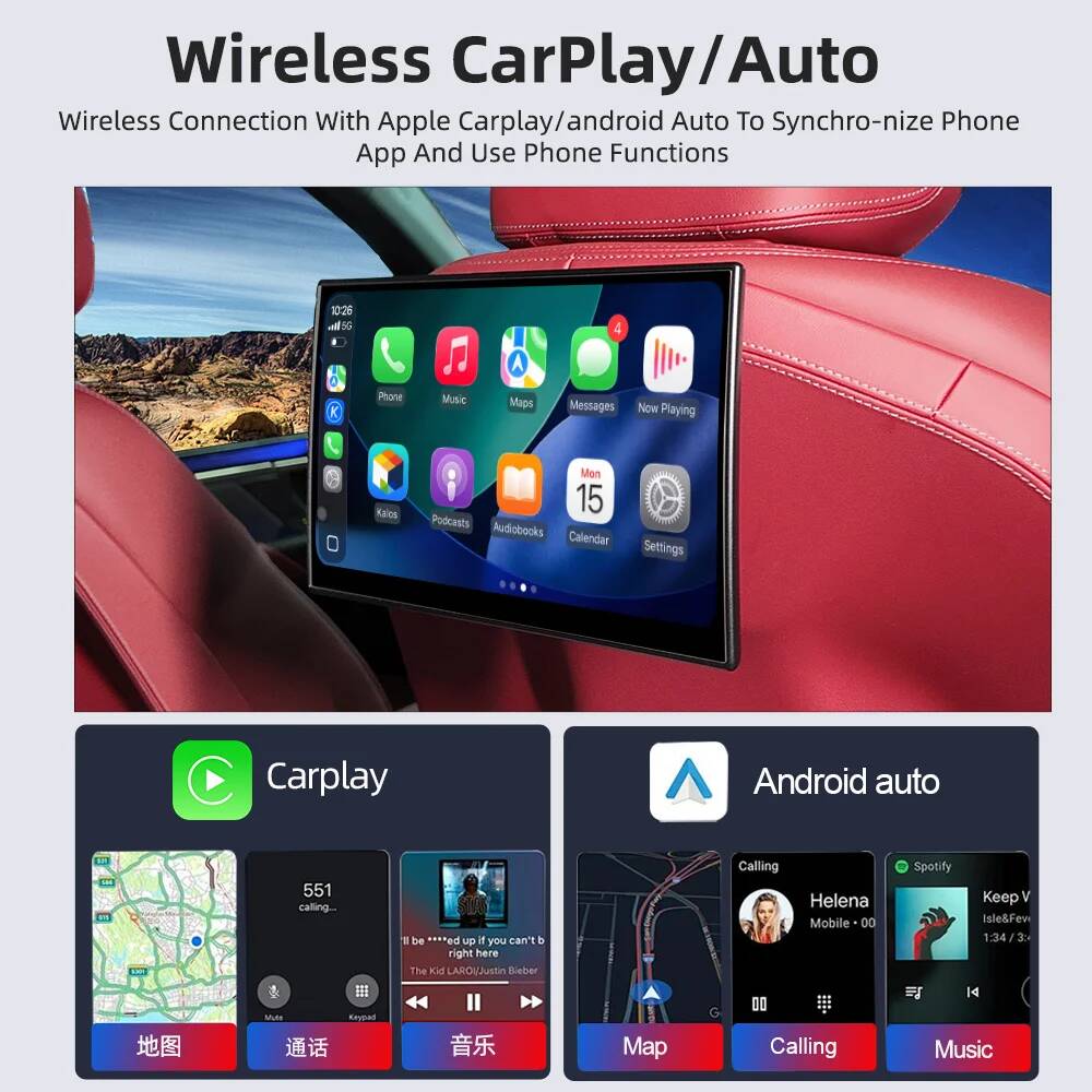 Schermo curvo Android 14 per s - Car Multimedia Rear Seat Entertainment recensione e prezzo