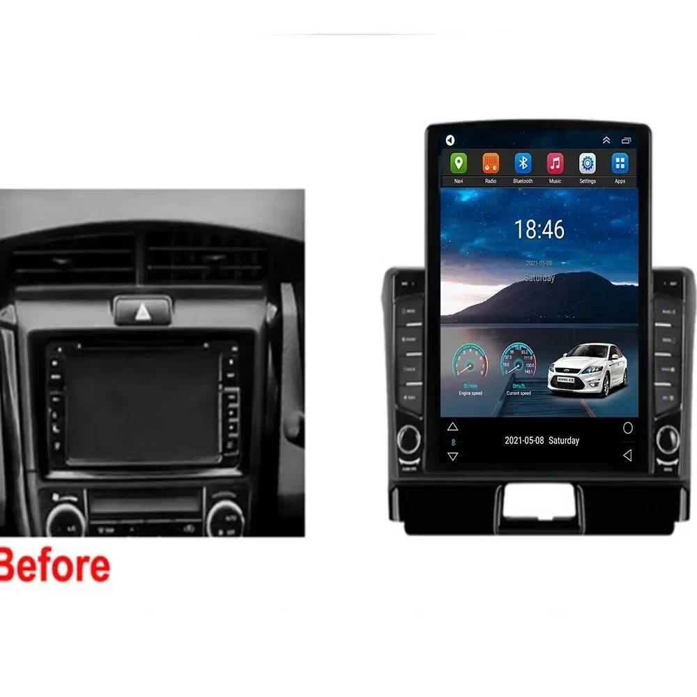 Autoradio Android 13 in stile  - Tesla Style Screen Car Radio recensione e prezzo