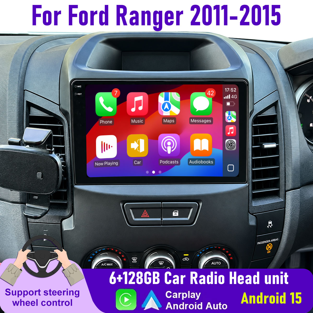 Autoradio Android 15.0 da 9' p - Android Head Unit 6Gb 128Gb recensione e prezzo