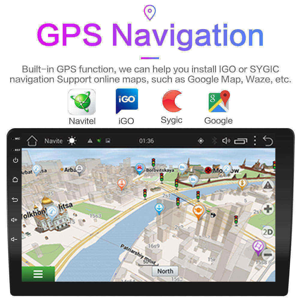 Autoradio 2din 7/9/10 Pollici  - Car Radio Gps Navigation 10 Inch recensione e prezzo