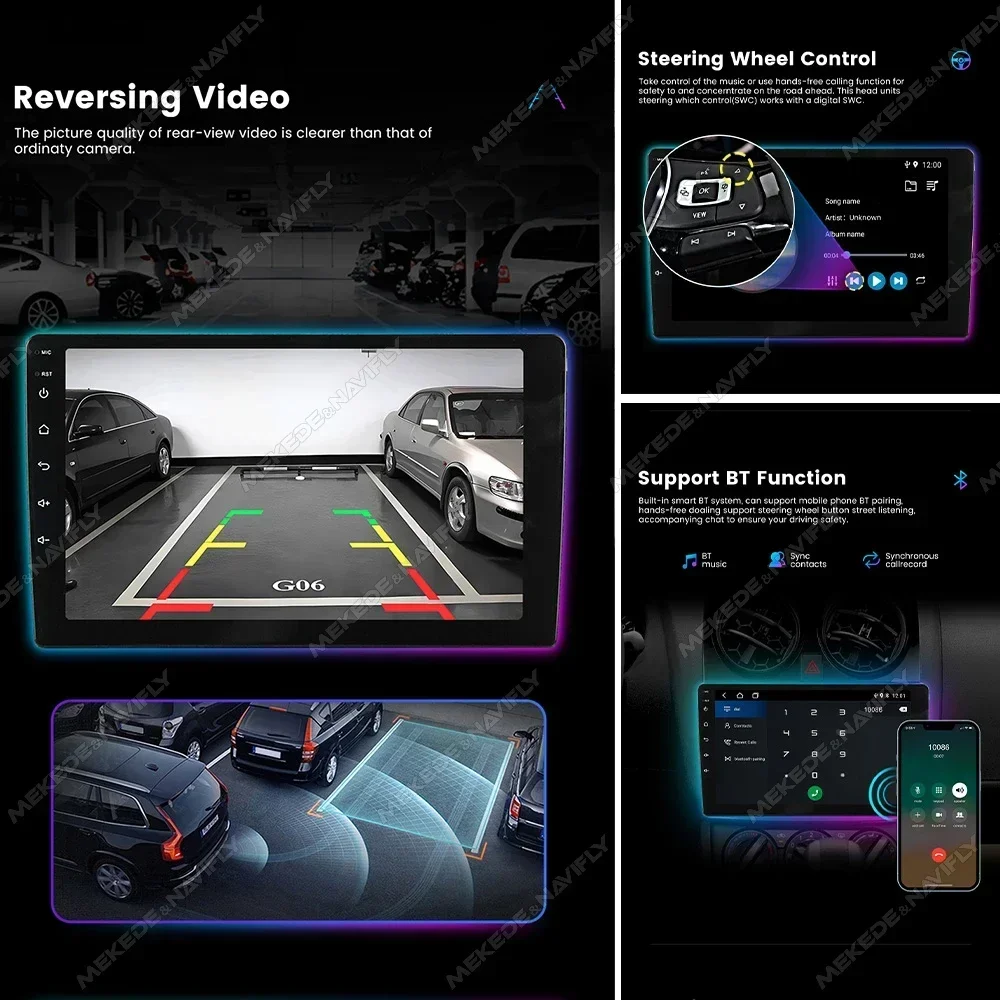 MEKEDE 2 Din Wireless Carplay  - Car Radio Gps Navigation 10 Inch recensione e prezzo