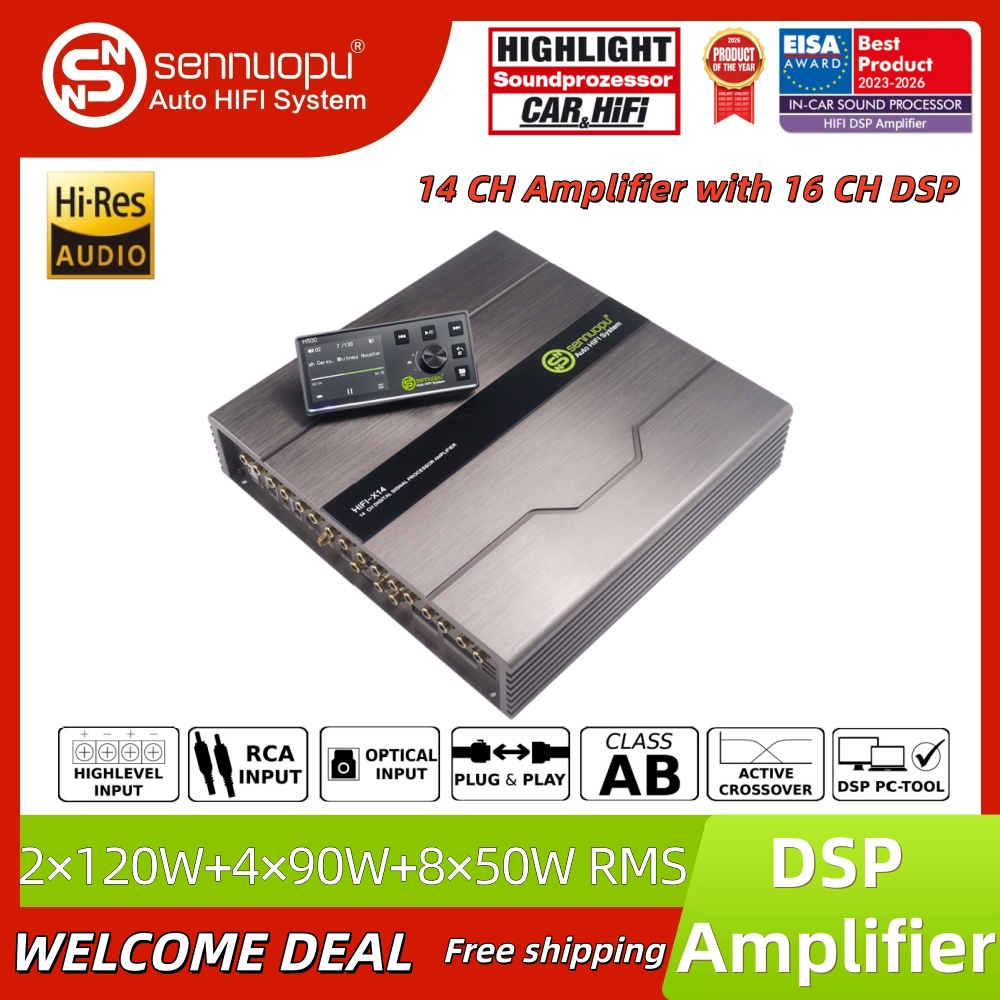 Processore Audio per Auto DSP  - Car Stereo Dsp 8 Channel recensione e prezzo
