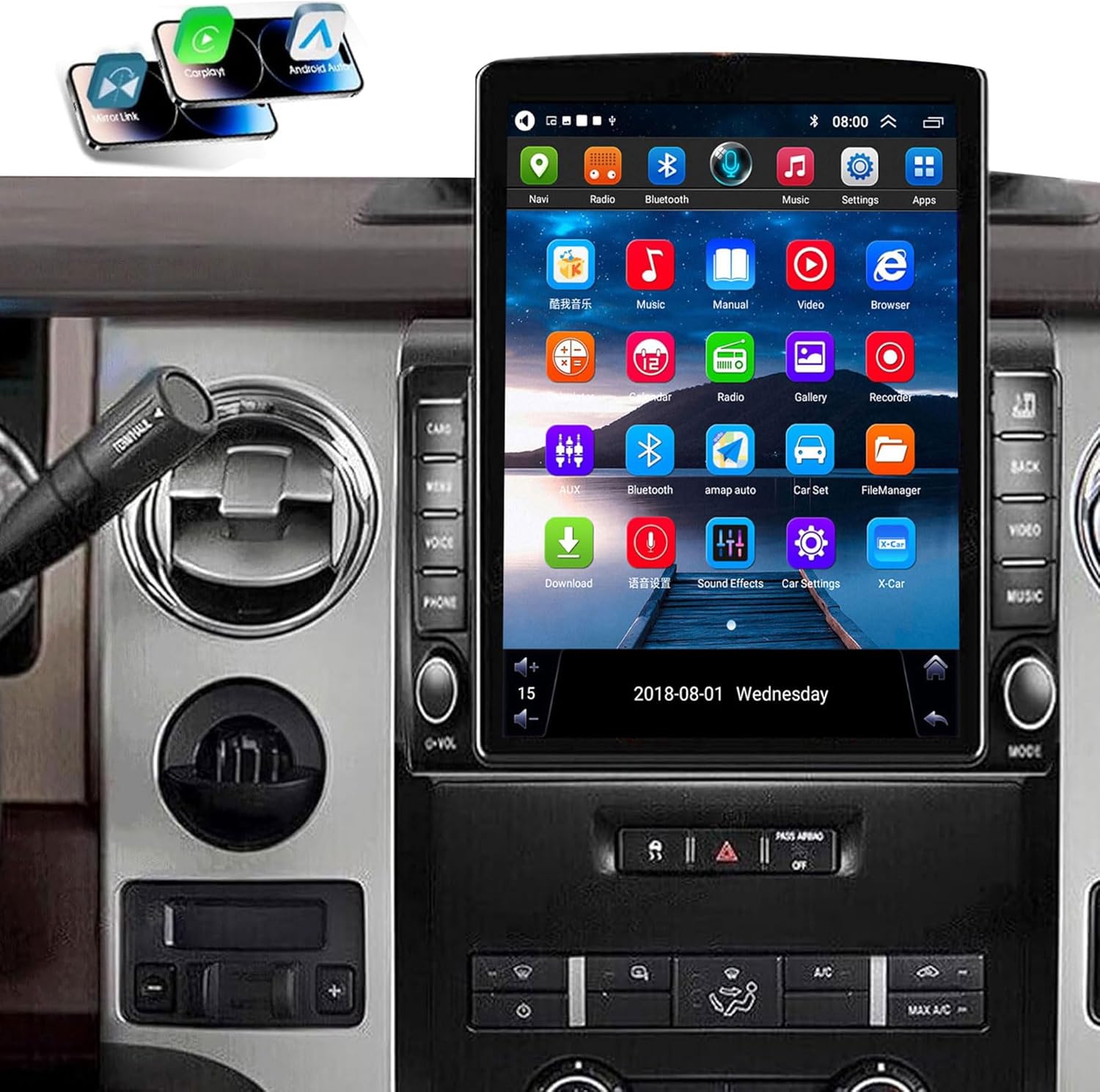Autoradio stereo con navigator - Car Dvd Player Bluetooth Steering Wheel recensione e prezzo