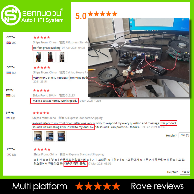Sennuopu X12 Processore Dsp a  - Car Stereo Dsp 8 Channel recensione e prezzo