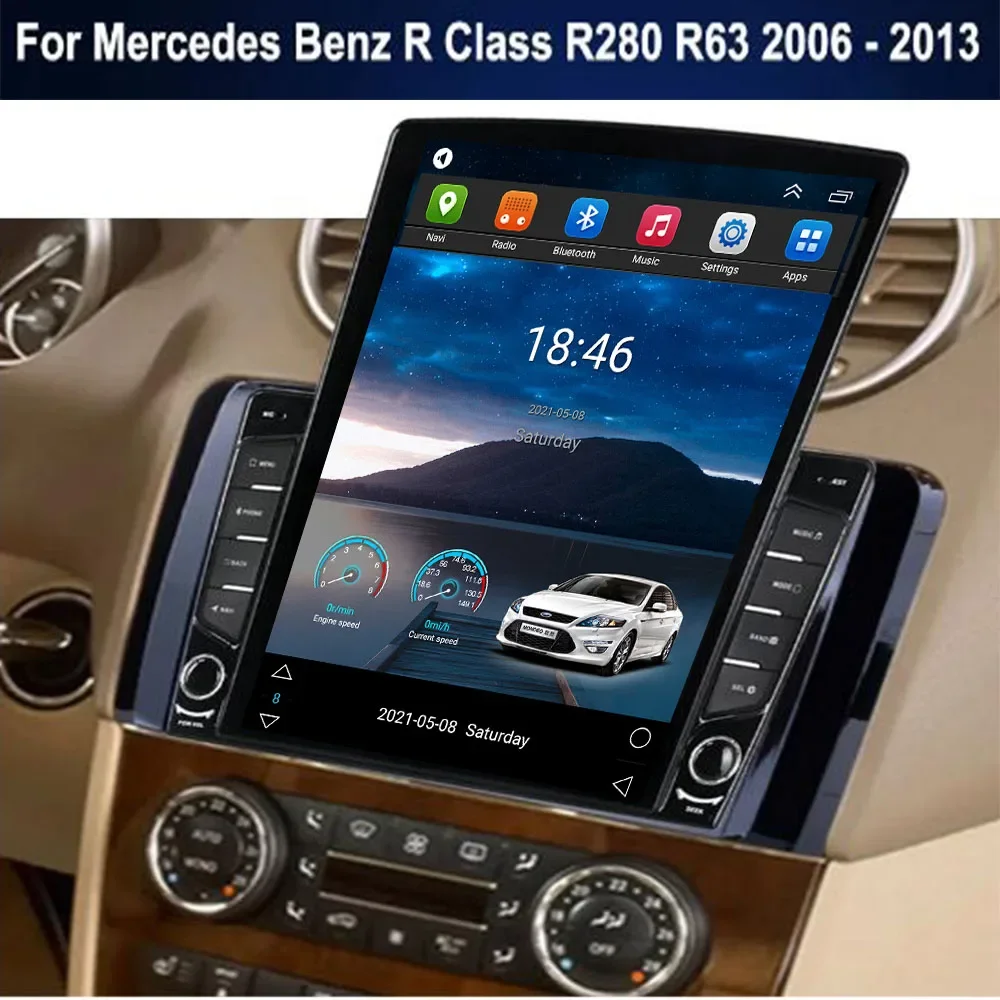 Autoradio Android 14 con scher - Tesla Style Screen Car Radio recensione e prezzo