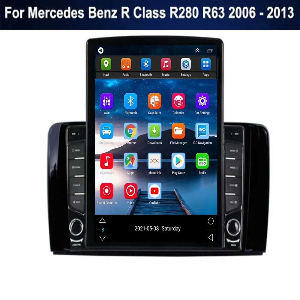Autoradio Android 14 con scher - Tesla Style Screen Car Radio recensione e prezzo